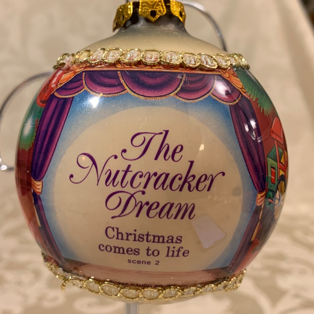 RAUCH The Nutcracker Dream Christmas Ornament Vintage 90’s Scene 2